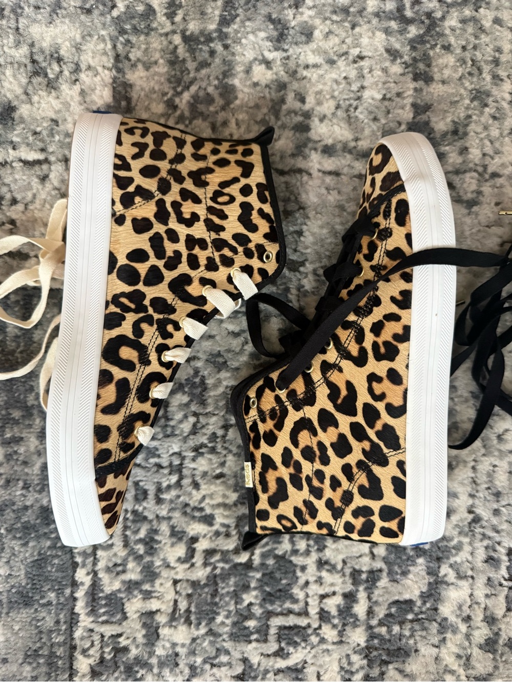 Kate Spade x Keds High Top Kickstart in Leopard